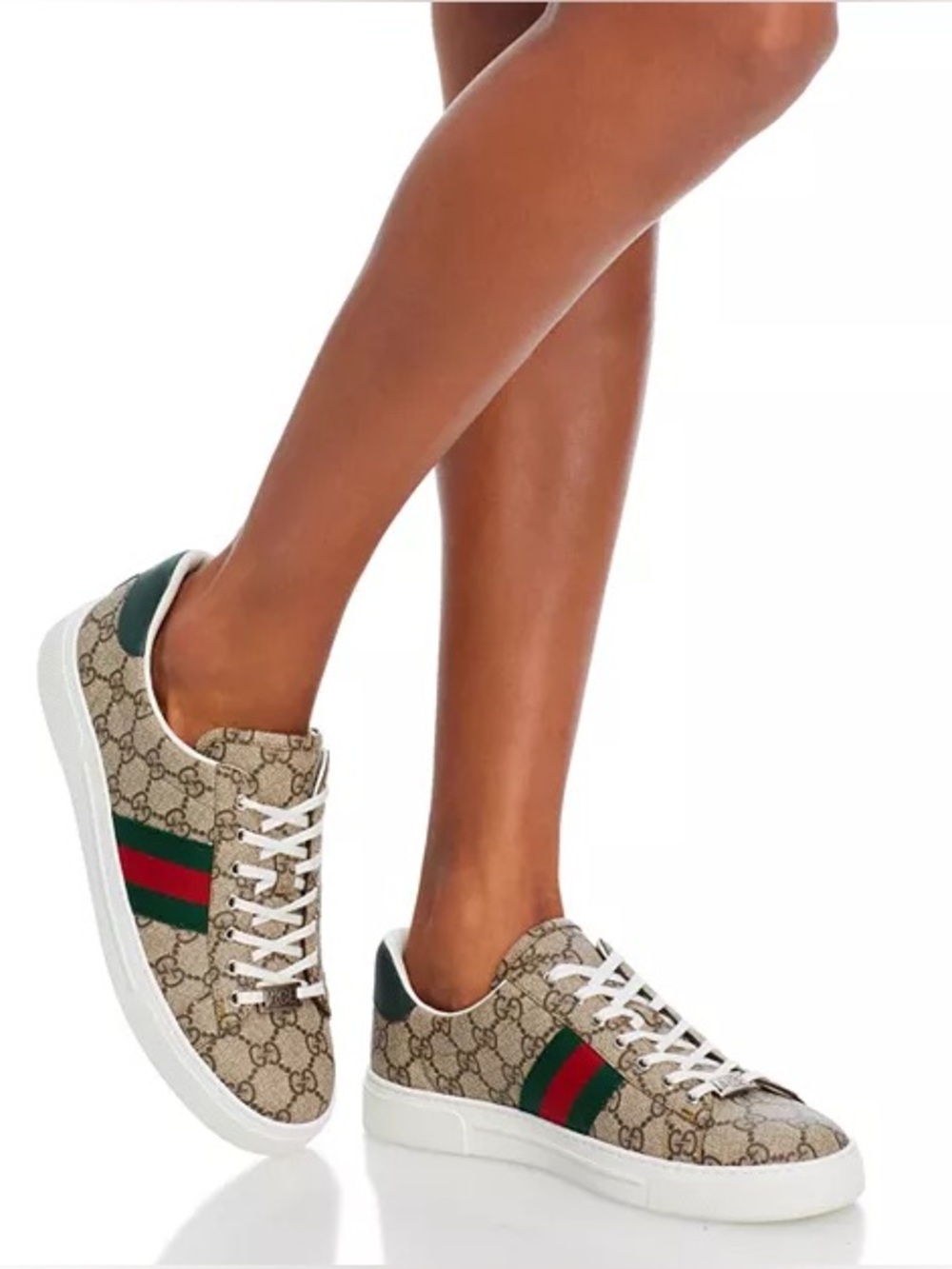 Authentic Gucci Women's Ace Low Top Sneakers